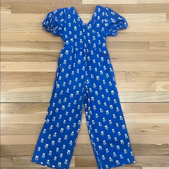 Tea Collection Blue Floral Jumper - Picture 5 of 5